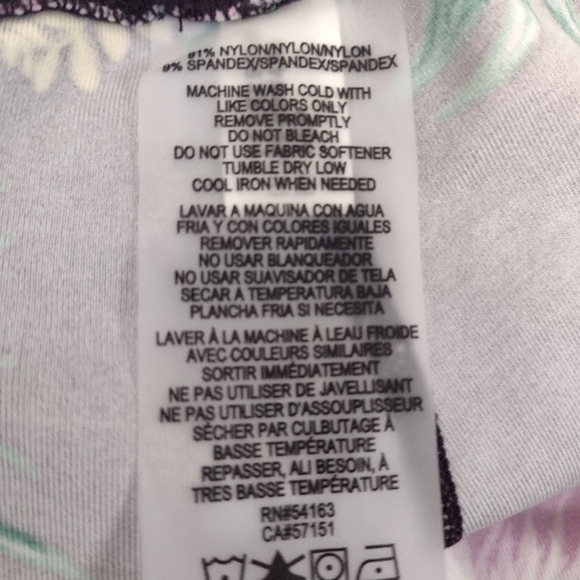 Calvin Klein women's floral print leggings size (M) - Picture 6 of 14